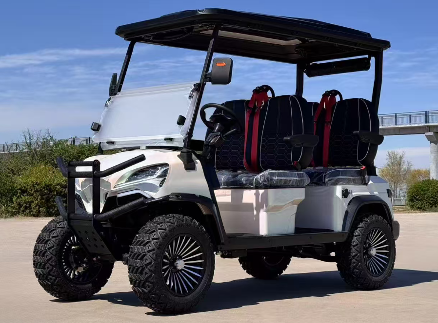GL 4 Seat Lifted electric golf cart